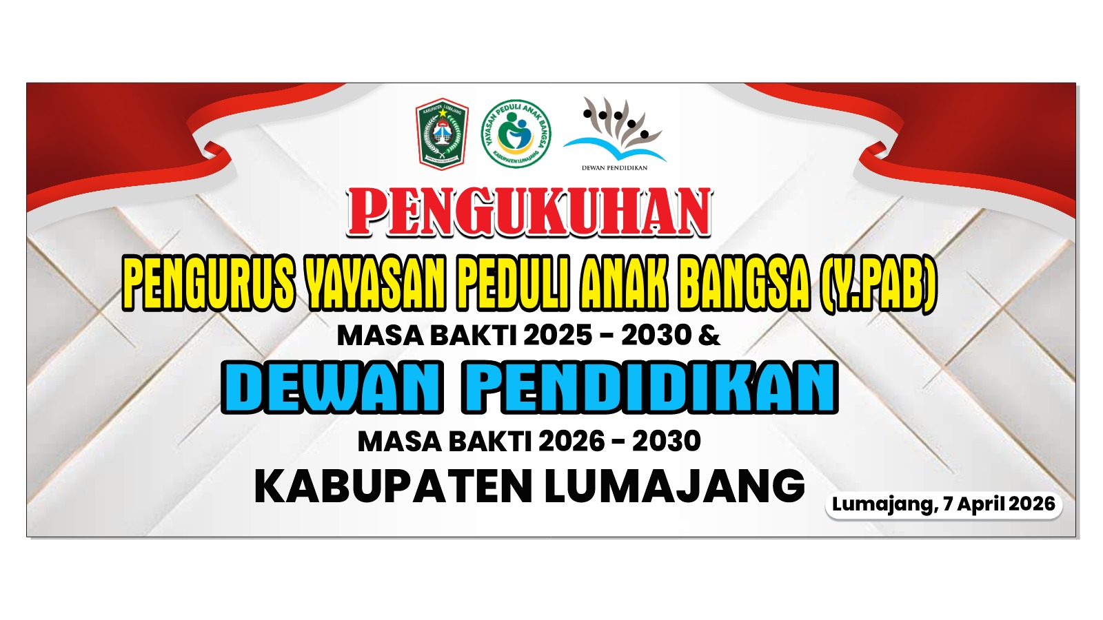 Pengukuhan Pengurus Y.PAB & Dewan Pendidikan